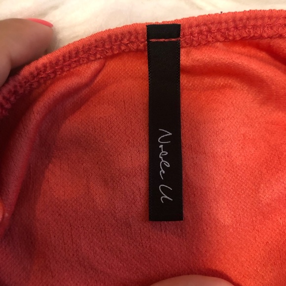 (2 for $30) Peachy Pink Floral Dress - Picture 2 of 4